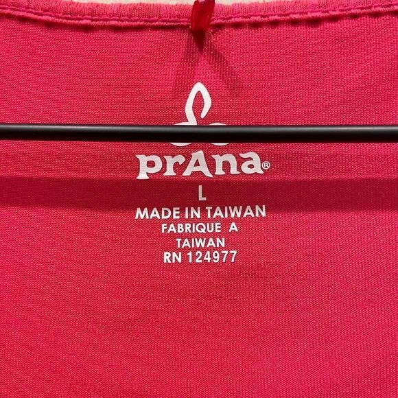 Prana Mika Double Layer Racer Tank Pink - Size: Large - Picture 3 of 6